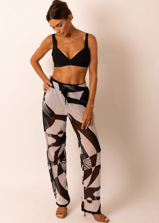 Mesh Drawcord Joggers