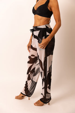 Mesh Drawcord Joggers