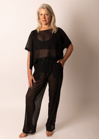 Mesh Drawcord Joggers