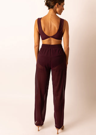 Mesh Drawcord Joggers