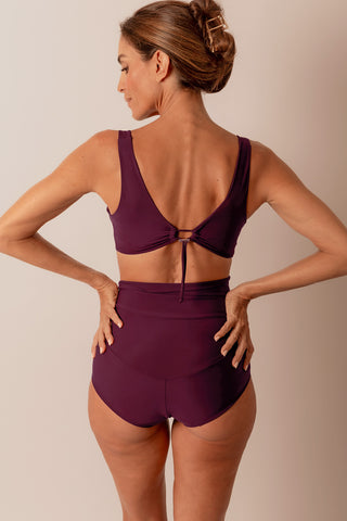 The Swim Bra - Bordo